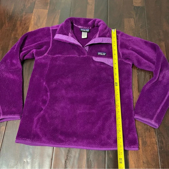Patagonia Re-Tool Snap-T Pullover Fleece Purple Womens Size XS Sweater - Picture 5 of 6